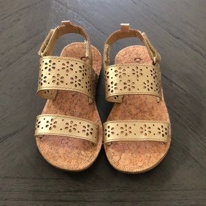 Cute Gold Strappy Sandals!